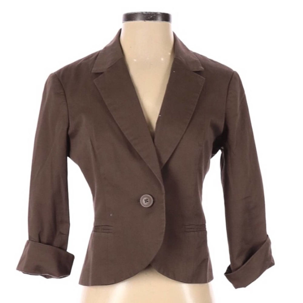 Anthropologie Tabitha Brown 3/4 Sleeve Blazer 4